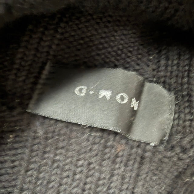 1990s nz vintage / NOM*D / black wool jumper / s (3916143015756153720)