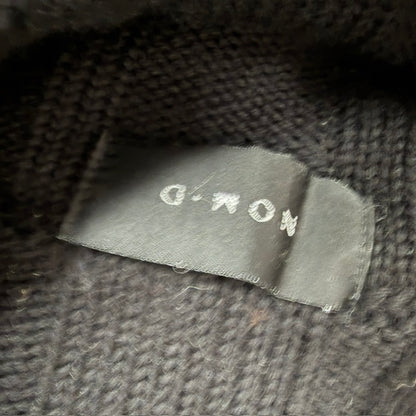1990s nz vintage / NOM*D / black wool jumper / s (3916143015756153720)