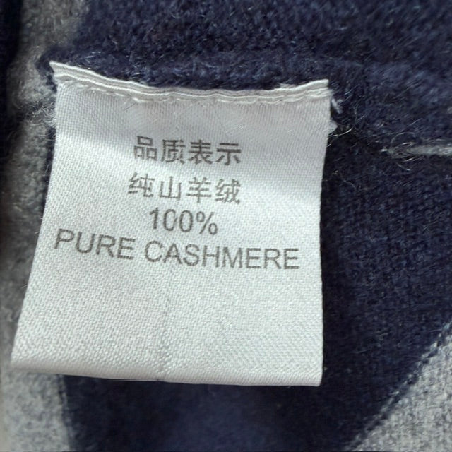 LYNON / pure cashmere jumper / striped / s (3916143176493010605)