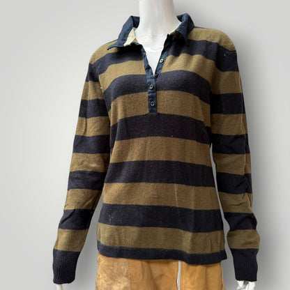 2000s vintage / CANTERBURY / wool + cashmere knit rugby jersey / 14 (3916143611489593364)