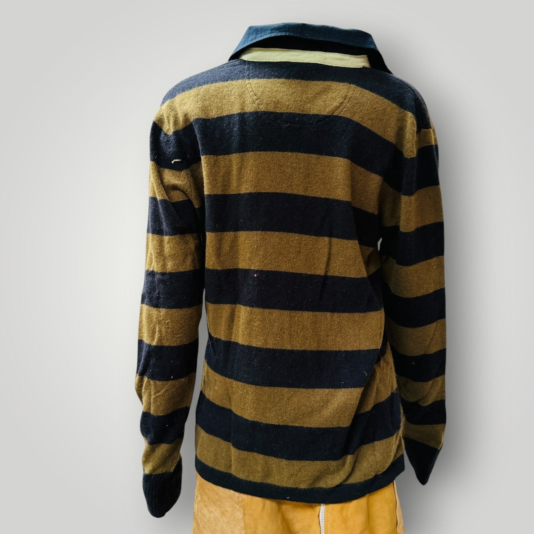 2000s vintage / CANTERBURY / wool + cashmere knit rugby jersey / 14 (3916143613580253771)