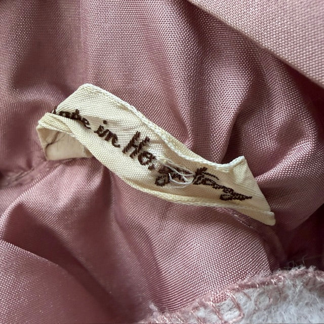 1980s vintage / pink raincoat / s (3916551682703151366)