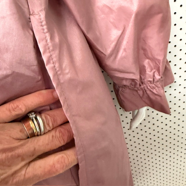 1980s vintage / pink raincoat / s (3916551687256686371)