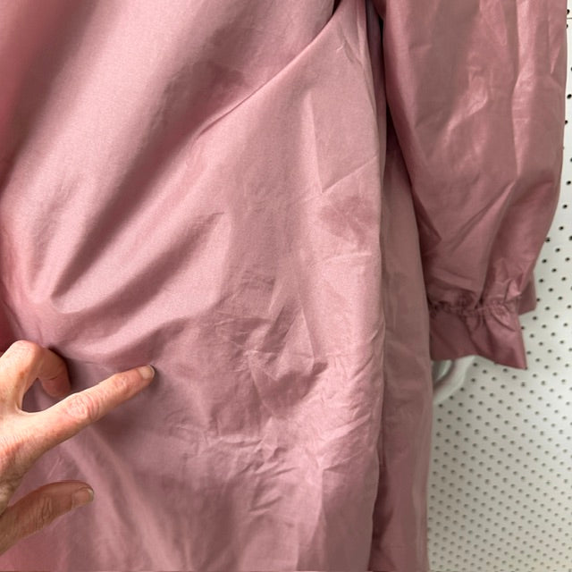 1980s vintage / pink raincoat / s (3916551688750352394)