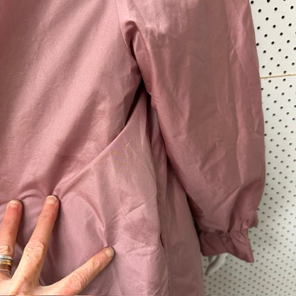 1980s vintage / pink raincoat / s (3916551690145010569)