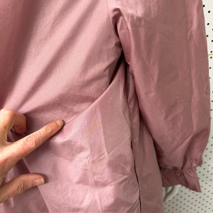 1980s vintage / pink raincoat / s (3916551691623698113)