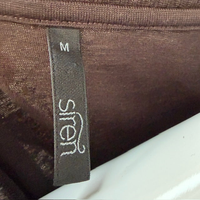 SIREN / brown merino tank / m (3916551776448608597)
