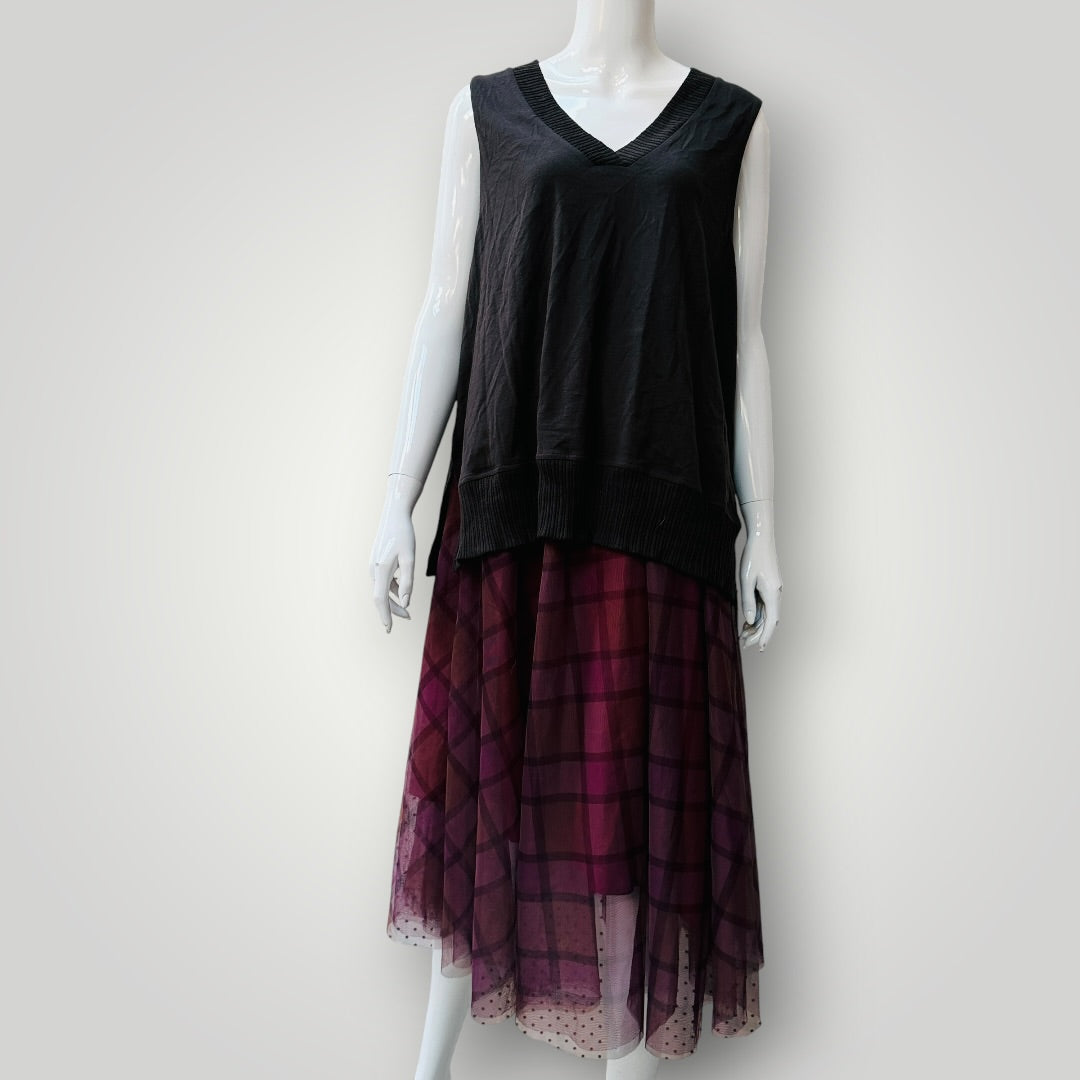 SIREN / brown merino tank / m (3916551930944579728)