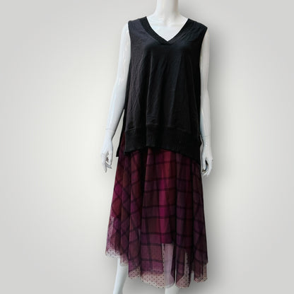 SIREN / brown merino tank / m (3916551930944579728)