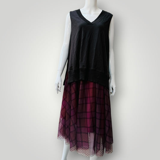 SIREN / brown merino tank / m (3916551930944579728)
