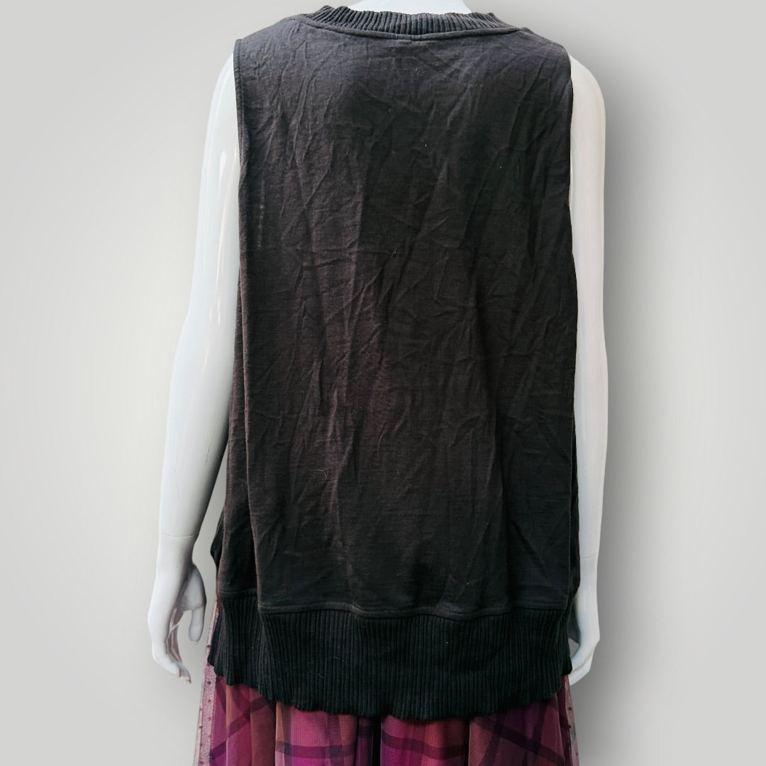 SIREN / brown merino tank / m (3916551940453837985)