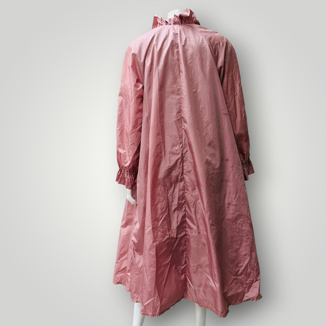 1980s vintage / pink raincoat / s (3916551979223009780)