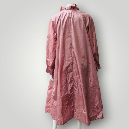 1980s vintage / pink raincoat / s (3916551979223009780)