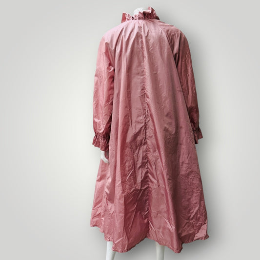 1980s vintage / pink raincoat / s (3916551979223009780)