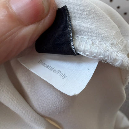 KNUFERMANN / white drawstring slouchy pants / s (3916639463435893750)