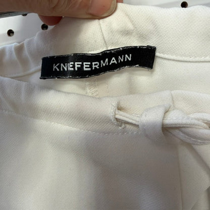 KNUFERMANN / white drawstring slouchy pants / s (3916639468428366024)