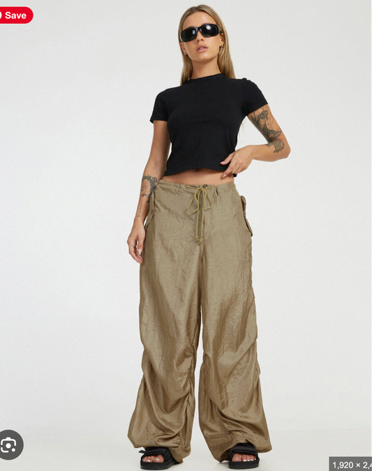 Motel Rocks / Chute Trousers / khaki / s (3916645736505487833)