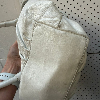 shoulder bag / white leather (3916725196851110630)