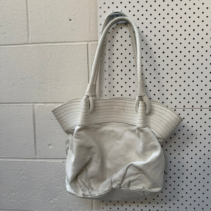 shoulder bag / white leather (3916725199921349308)