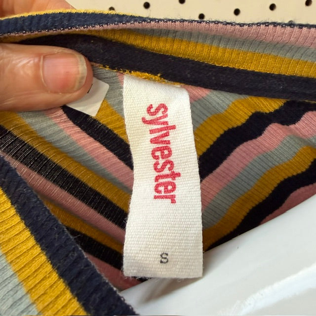 KATE SYLVESTER / striped tee / s (3916725292079932166)