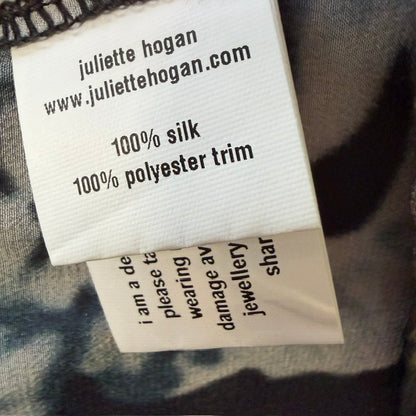 JULIETTE HOGAN / 'dior' silk skirt / 14 / made in nz (3916725329360257024)