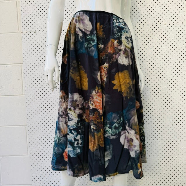 JULIETTE HOGAN / 'dior' silk skirt / 14 / made in nz (3916725332421754909)