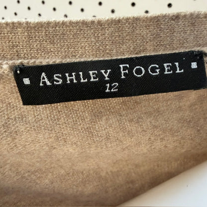 ASHLEY FOGEL / cashmere cardigan / 2000s nz vintage / 12 (3916725335595000560)