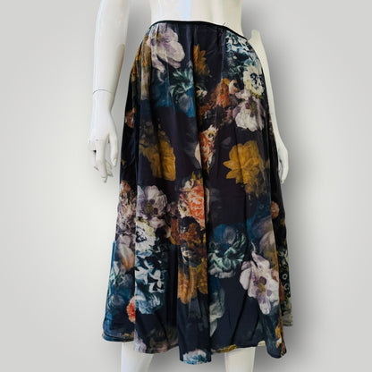 JULIETTE HOGAN / 'dior' silk skirt / 14 / made in nz (3916725714475434487)