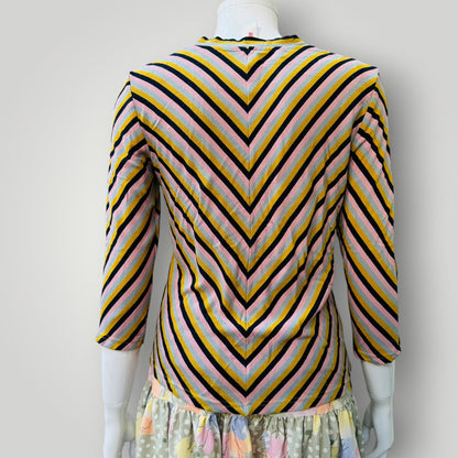 KATE SYLVESTER / striped tee / s (3916725739735140034)
