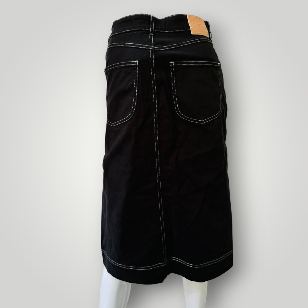 SEE BY CHLOÉ / high Rise Denim Skirt / black / 38 (3916725745887911133)
