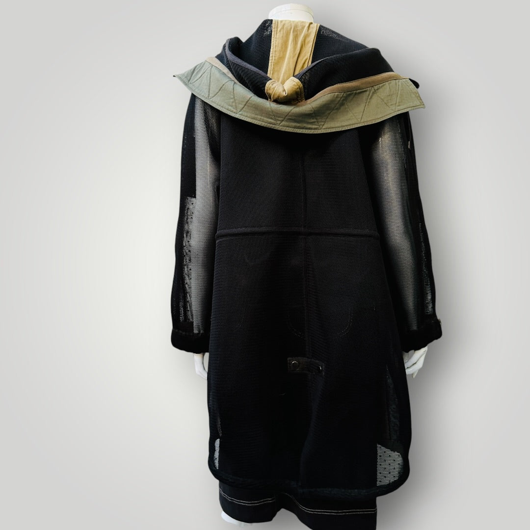 DIESEL / sheer mesh trench with stunning details / s/m (3916725757232063875)