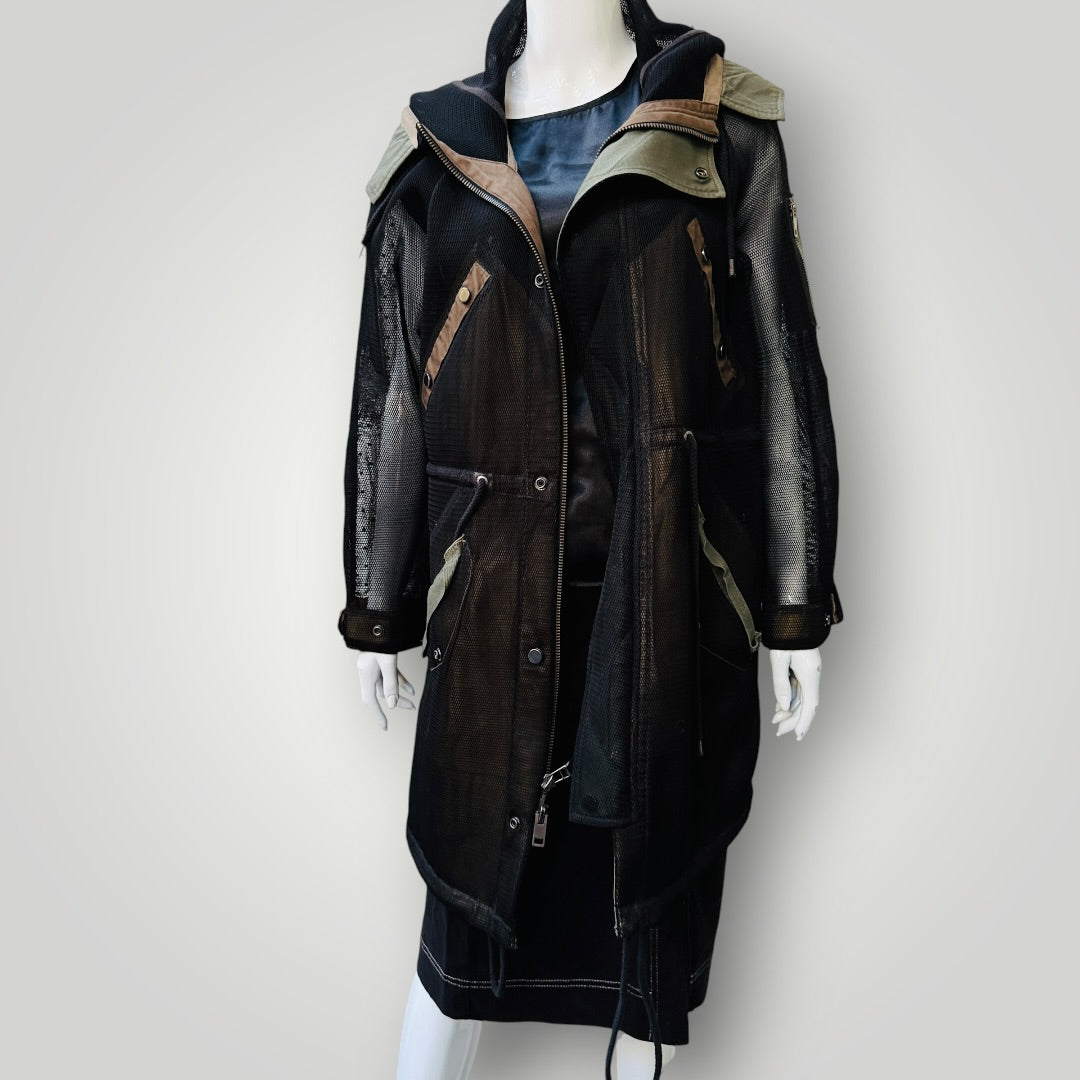 DIESEL / sheer mesh trench with stunning details / s/m (3916725759572942546)