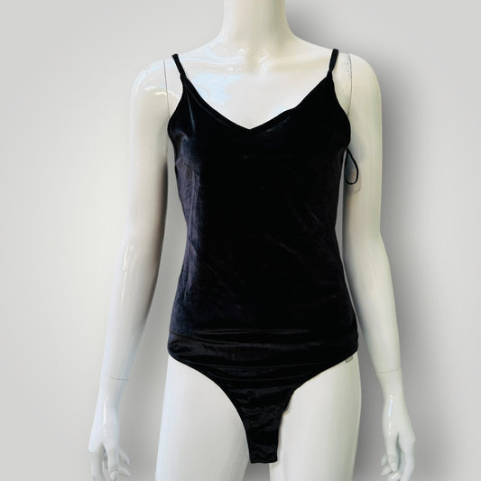 RIVER ISLAND / velour bodysuit / 10 (3916725761899857209)