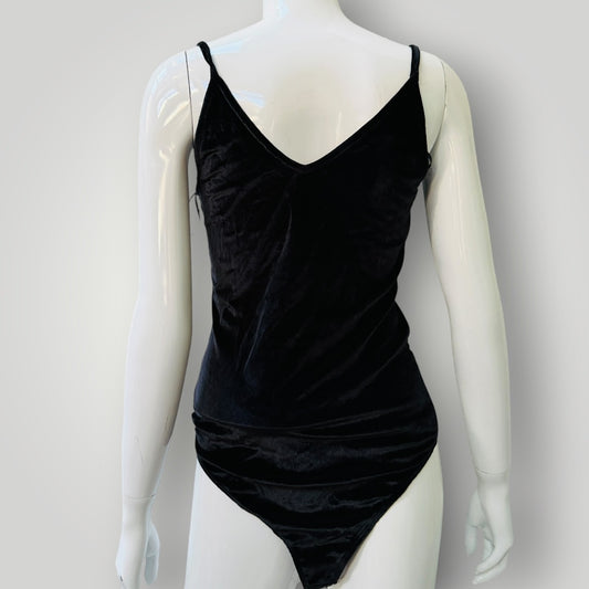 RIVER ISLAND / velour bodysuit / 10 (3916725763500937920)