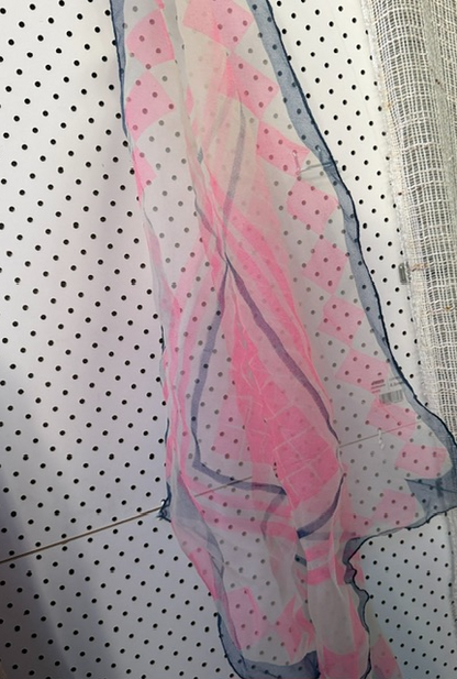1960s vintage / chiffon scarf (3917078850853668811)