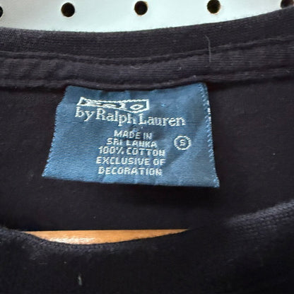 RALPH LAUREN / polo / navy logo tee / s (3917090902858908290)