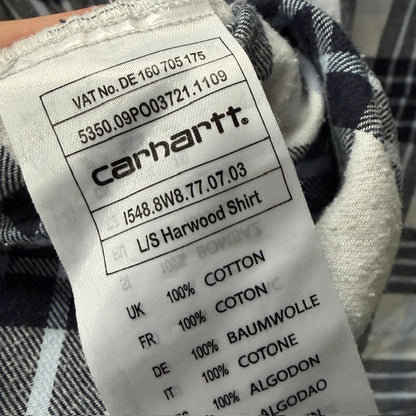 CARHARTT / 'harwood' flannel shirt / m (3917090905851686063)
