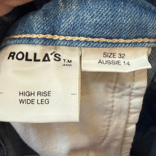 ROLLAS / high rise wide leg jeans / 14 (3917188276405542684)