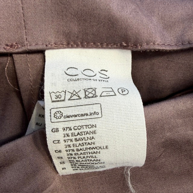 COS / aubergine a-line skirt / 16 / new with tags (3917188283957431791)