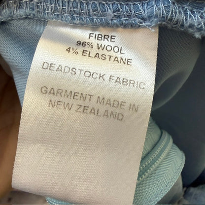 LIAM / wide legged wool pants / blue / 12 / made in nz (3917188375812415949)
