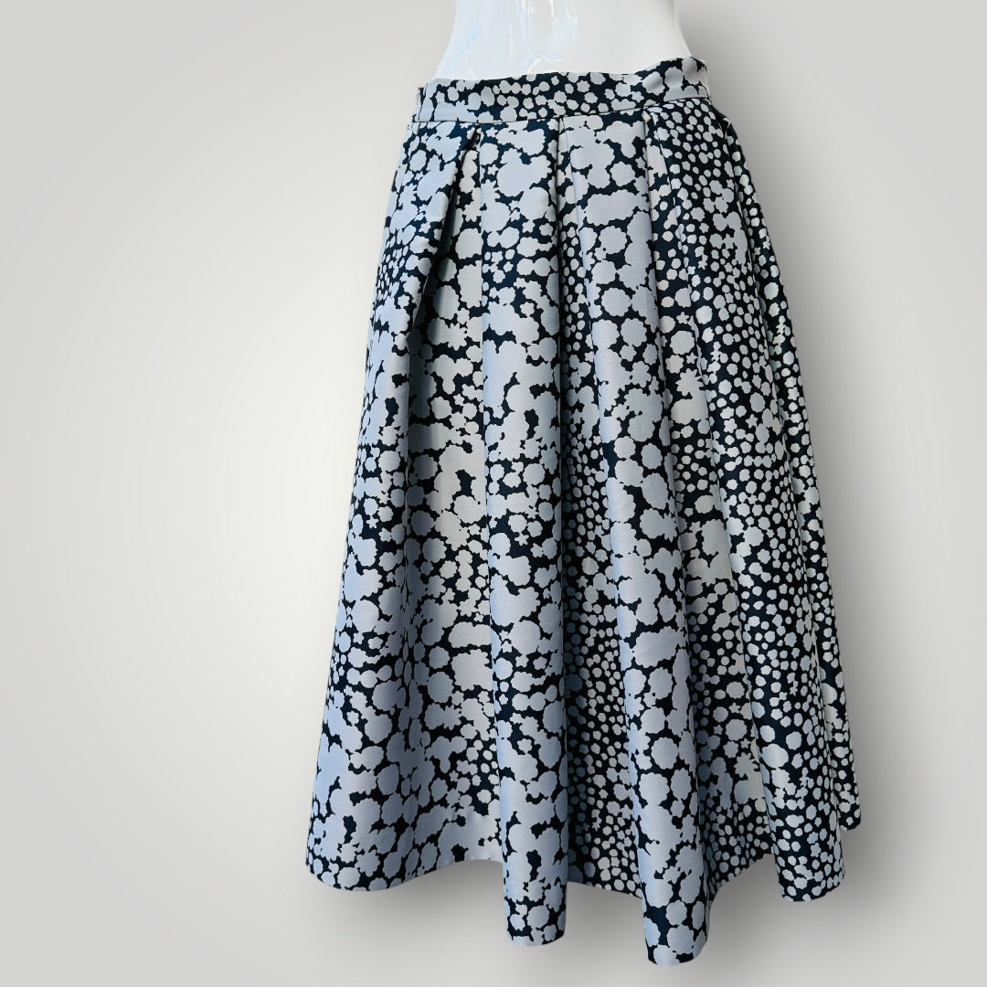 WORLD / midnight garden skirt in silk / s / made in nz / $699rrp (3917188591558077924)