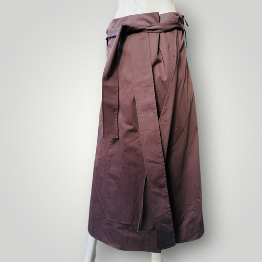 COS / aubergine a-line skirt / 16 / new with tags (3917188593314059787)