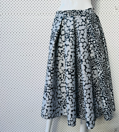 WORLD / midnight garden skirt in silk / s / made in nz / $699rrp (3917261119321846761)