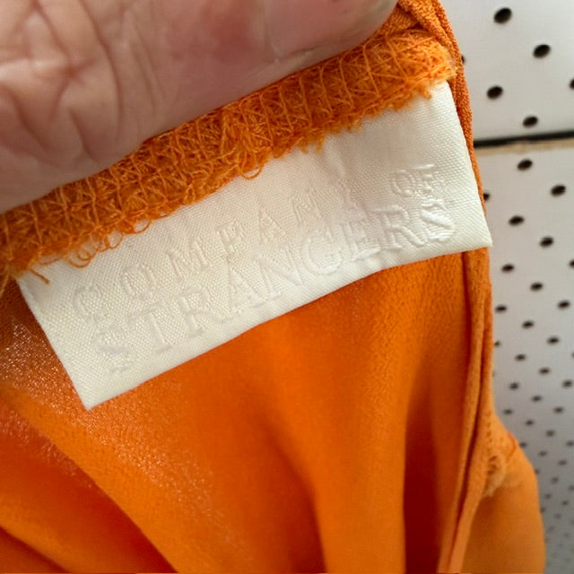 COMPANY OF STRANGERS / orange tunic top of dress / s (3917349622970090171)