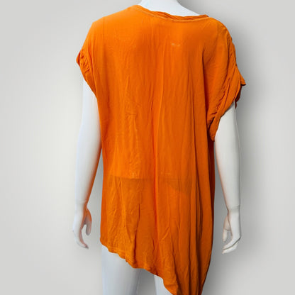 COMPANY OF STRANGERS / orange tunic top of dress / s (3917349796920168458)