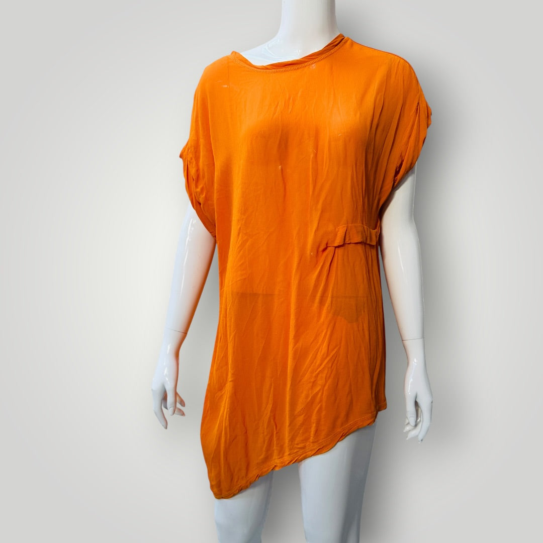 COMPANY OF STRANGERS / orange tunic top of dress / s (3917349798712960593)