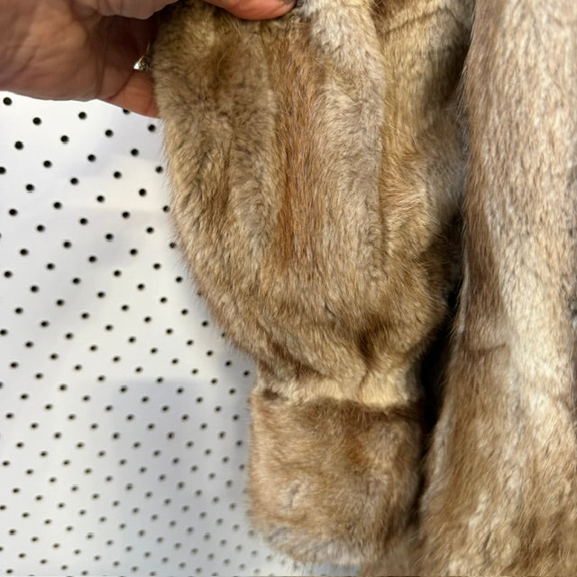 1960s nz vintage / PATTISON EDE / fur coat / m (3917699394042191173)