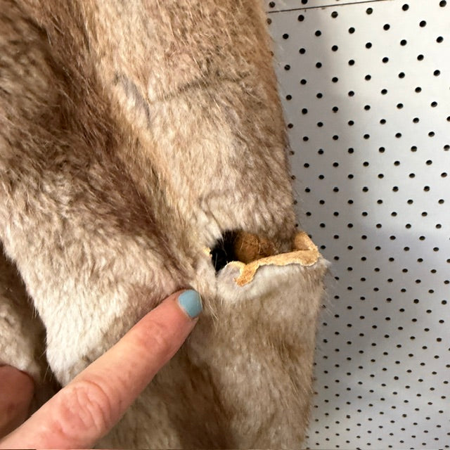 1960s nz vintage / PATTISON EDE / fur coat / m (3917699397939759304)