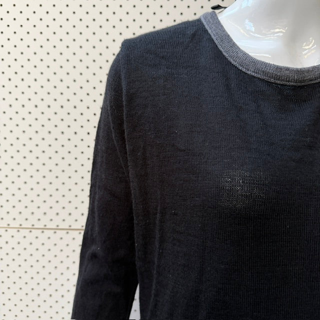 TAYLOR / merino jumper / L / made in nz (3917699479112186376)
