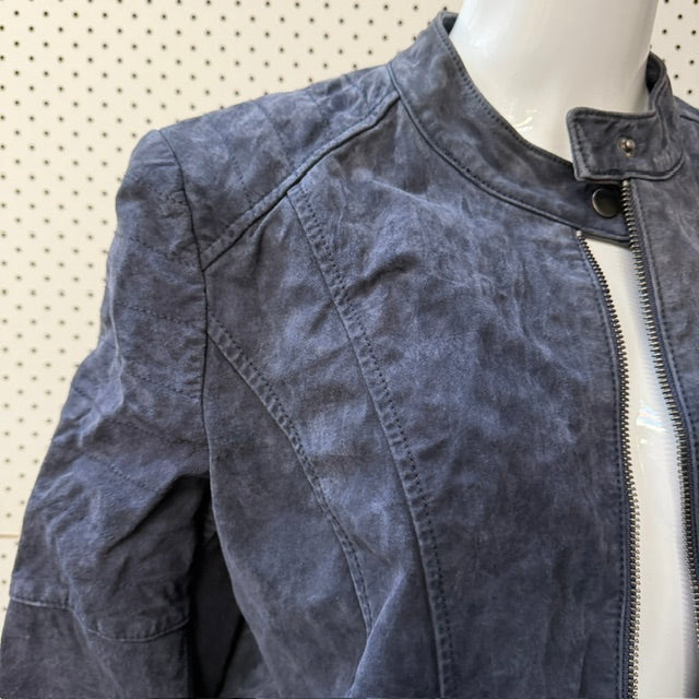 CAPTURE / blue suede / leather jacket / 16 (3917699499826276101)